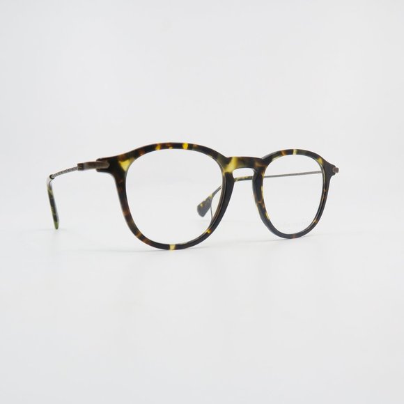 John Varvatos VJV421 47mm Olive Tortoise Oval New Men's Eyeglasses. - Picture 2 of 8